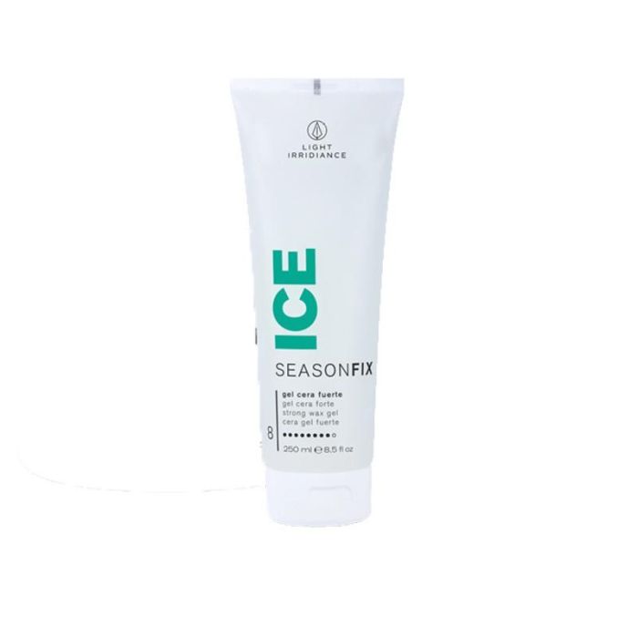Light Irridiance Gel Cera Fuerte Ice Seasonfix 250ml - Modela el cabello sin rigidez y sin residuos, con maracuyá