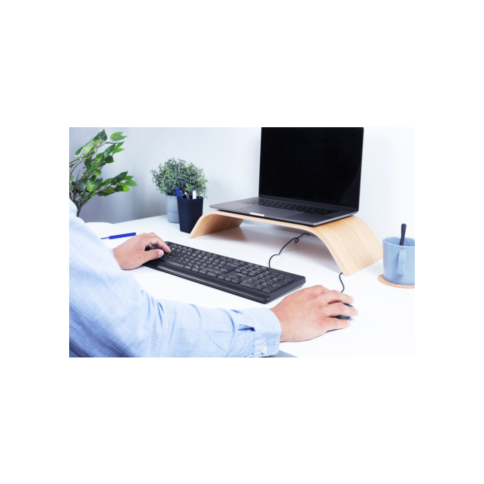 Trust Primo Teclado USB QWERTY Español Negro Resistente a Derrames con Ratón Incluido - 23972 8