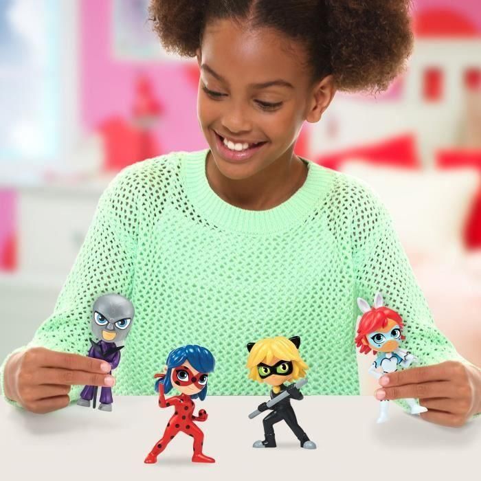 Muñecas Sorpresa Chibi Cambian de Color 10 cm - Miraculous Ladybug - BANDAI - Personaje aleatorio 4
