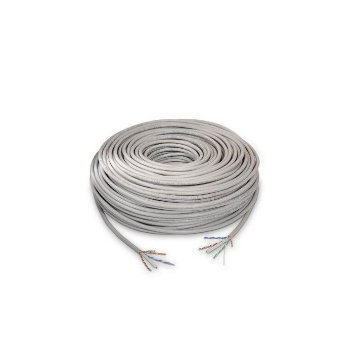 Aisens Cable de Red RJ45 Cat.6 UTP AWG24 100m Gris - Cumple Normativas ANSI/TIA/EIA 568-B-1, ISO/IEC 11801 Aisens Cable de Red RJ45 Cat.6 UTP AWG24 100m Gris - Cumple Normativas ANSI/TIA/EIA 568-B-1, ISO/IEC 11801