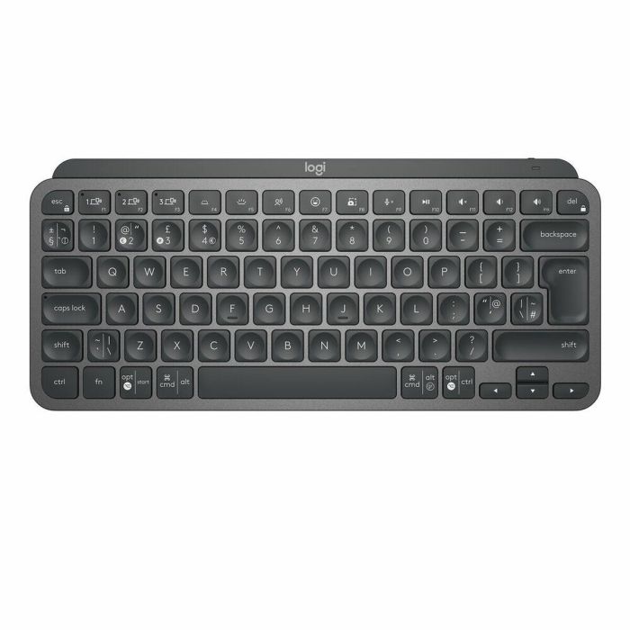 Teclado Logitech 920-010498 Bluetooth Negro Inglés EEUU Gris Grafito QWERTY 0 Teclado Logitech 920-010498 Bluetooth Negro Inglés EEUU Gris Grafito QWERTY 0