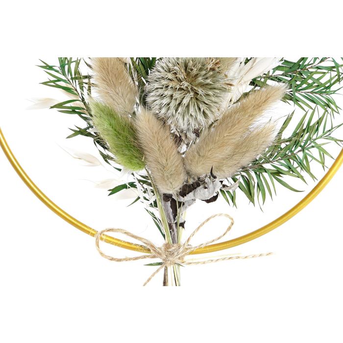 DKD Home Decor Decoracion Colgante Shabby Marron Amarillo Metal Flor Seca 20 x 20 x 2 cm (4 Unidades) 2 DKD Home Decor Decoracion Colgante Shabby Marron Amarillo Metal Flor Seca 20 x 20 x 2 cm (4 Unidades) 2