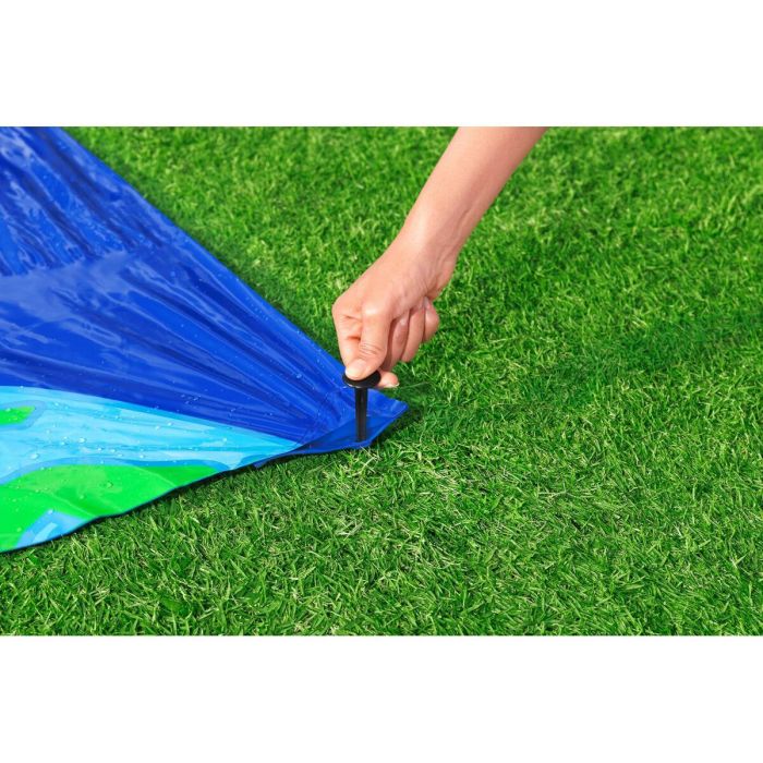 Bestway Pista Deslizante con Rampa de Salto Doble 488x138 cm +3 Años Jardin 52364 15