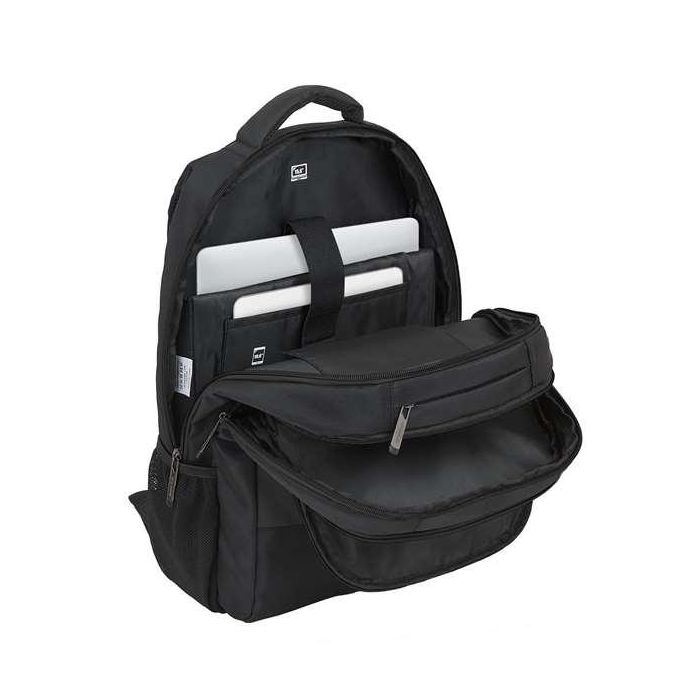 Mochila para Portátil y Tablet con Salida USB Safta 15,6'' Negro 30 x 43 x 16 cm 27 Mochila para Portátil y Tablet con Salida USB Safta 15,6'' Negro 30 x 43 x 16 cm 27