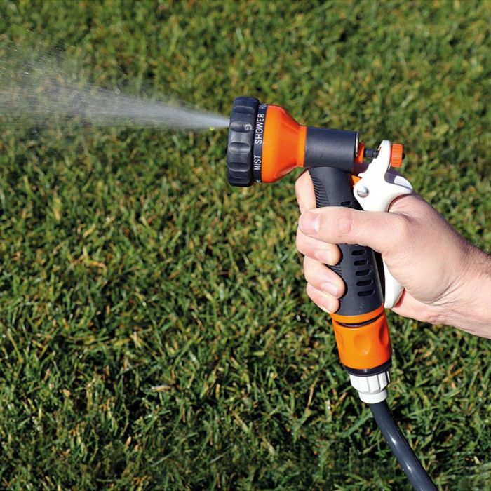 Edm Kit Manguera Espiral Riega Fácil 15m Ø 9mm (3/8") con Pistola 7 Modos, Conexiones Rápidas, Anti UV y Antialgas 4 Edm Kit Manguera Espiral Riega Fácil 15m Ø 9mm (3/8") con Pistola 7 Modos, Conexiones Rápidas, Anti UV y Antialgas 4