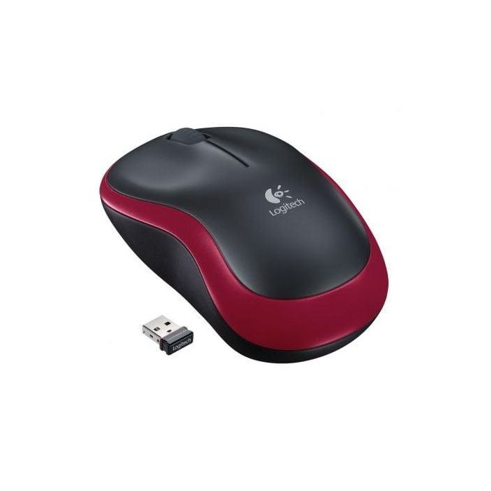 Logitech Ratón M185 Inalámbrico 1000Ppp Ambidiestro 3 Botones Compacto Rojo Logitech Ratón M185 Inalámbrico 1000Ppp Ambidiestro 3 Botones Compacto Rojo