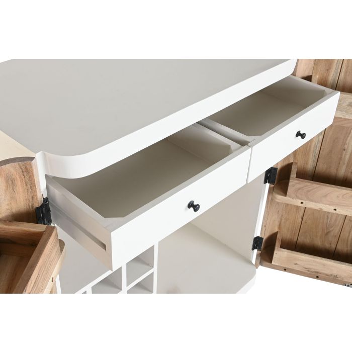 Aparador Scandi DKD Home Decor Natural Blanco 50 x 100 x 85 cm 5 Aparador Scandi DKD Home Decor Natural Blanco 50 x 100 x 85 cm 5