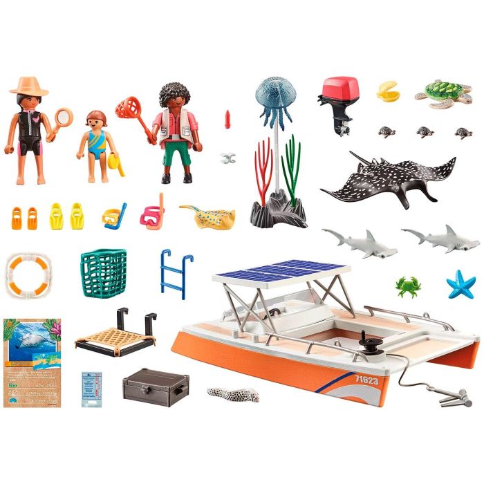 Plataforma Análisis Del Arrecife Wiltopia 71623 Playmobil 2