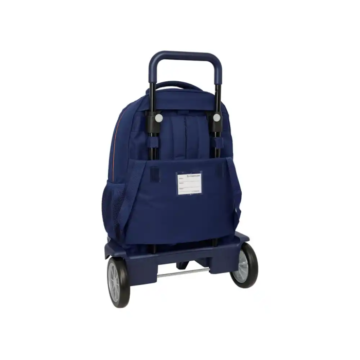 Safta Mochila Grande con Ruedas Compact Evolutiva FC Barcelona 2ª Equipación 33x45x22cm 1