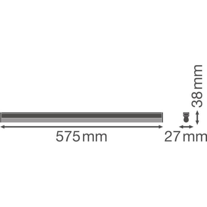 Ledvance LVE-4058075099692 Luminaria LED Lineal "Compact" 10W 1000Lm 3000K 140º IP20 - Para Sustitución T8, Uso en Interiores 2 Ledvance LVE-4058075099692 Luminaria LED Lineal "Compact" 10W 1000Lm 3000K 140º IP20 - Para Sustitución T8, Uso en Interiores 2