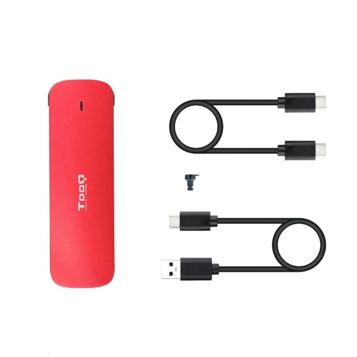 Caja Externa para Disco SSD M.2 NVMe TooQ TQE-2201R/ USB 3.1 Gen2/ Sin tornillos 2 Caja Externa para Disco SSD M.2 NVMe TooQ TQE-2201R/ USB 3.1 Gen2/ Sin tornillos 2