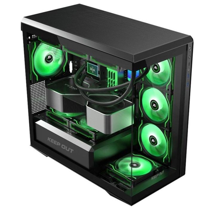 Caja Semitorre ATX KEEP OUT XC-905 PRO+ Negro 2