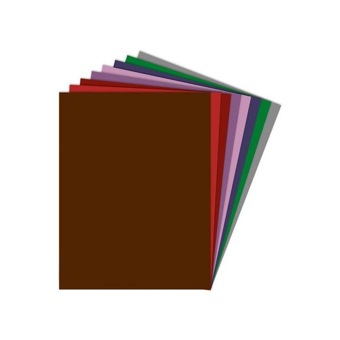 Cartulina 50X65 Cm Fixo 180G (25) Chocolate (Set de 25)