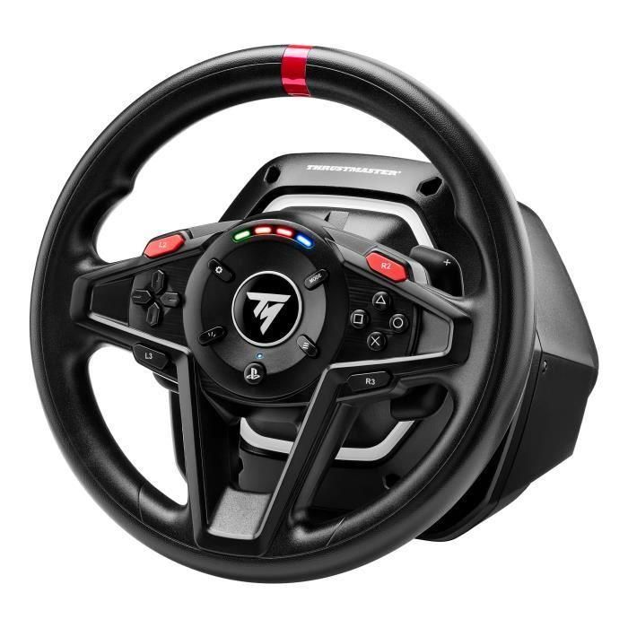 Thrustmaster Volante + Pedales T128 para PS5/PS4/PC con Force Feedback HYBRID DRIVE - 4160781 1