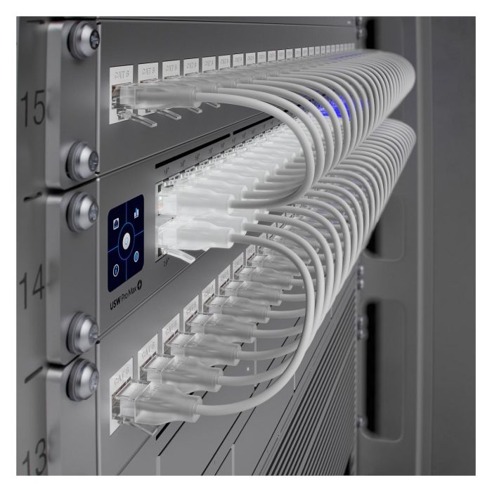 Ubiquiti USW-PRO-MAX-48-PoE Switch Gestionado L3 48 Puertos PoE++ 720W Montaje en Rack 1U