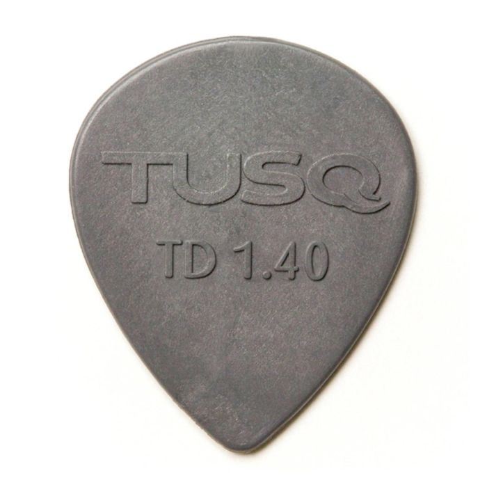 Graphtech Tusq Tear Drop Pick 1.4Mm Gray (Deep) 6 Pack