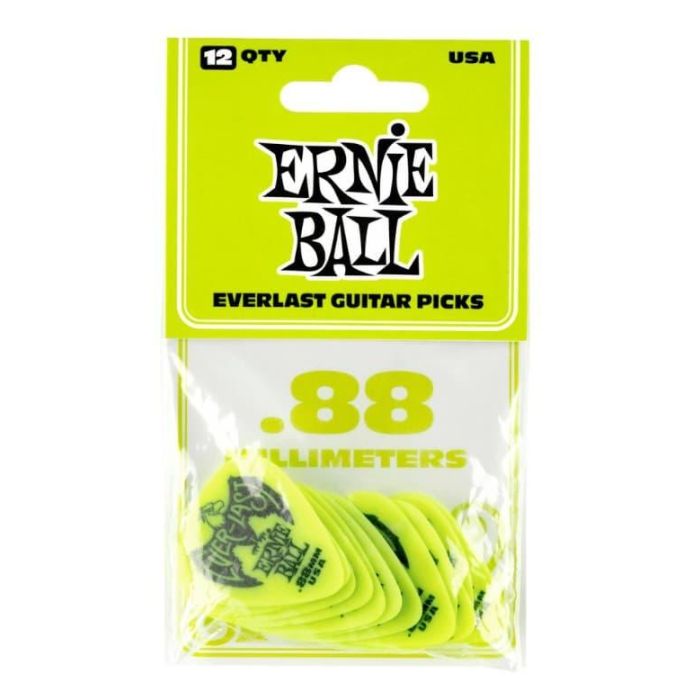 Bolsa De Púas Everlast Verde 0,88 Mm - 12 Unidades 1 Bolsa De Púas Everlast Verde 0,88 Mm - 12 Unidades 1