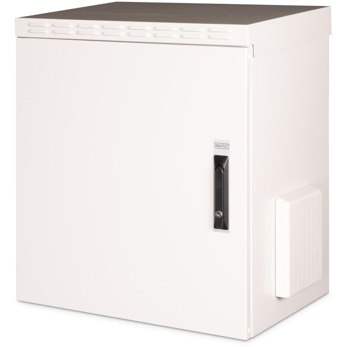 Digitus Carcasa de Pared IP55 para Exterior 600x450mm, Rack Mural de 19", 100 kg, Color Gris