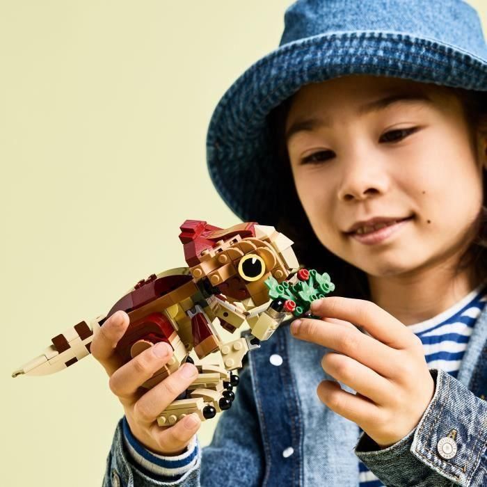 LEGO 76970 Jurassic World Set Dolores Bebé: Aquilops Figura Construible de Dinosaurio Móvil, Articulado, para Jugar y Exponer, +7 Años 3