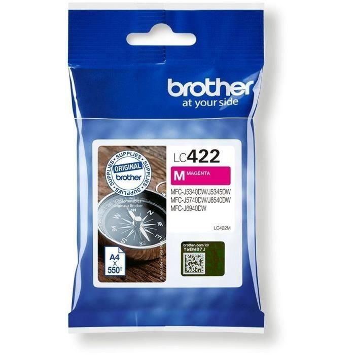 Cartucho Tinta Brother Lc422M Magenta 550 3 Cartucho Tinta Brother Lc422M Magenta 550 3
