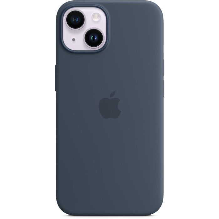 APPLE iPhone 14 Silicone Case with MagSafe - Storm Blue 1 APPLE iPhone 14 Silicone Case with MagSafe - Storm Blue 1