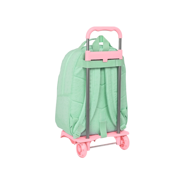 Mochila Escolar con Ruedas BlackFit8 Moon Verde 32 x 42 x 15 cm 1