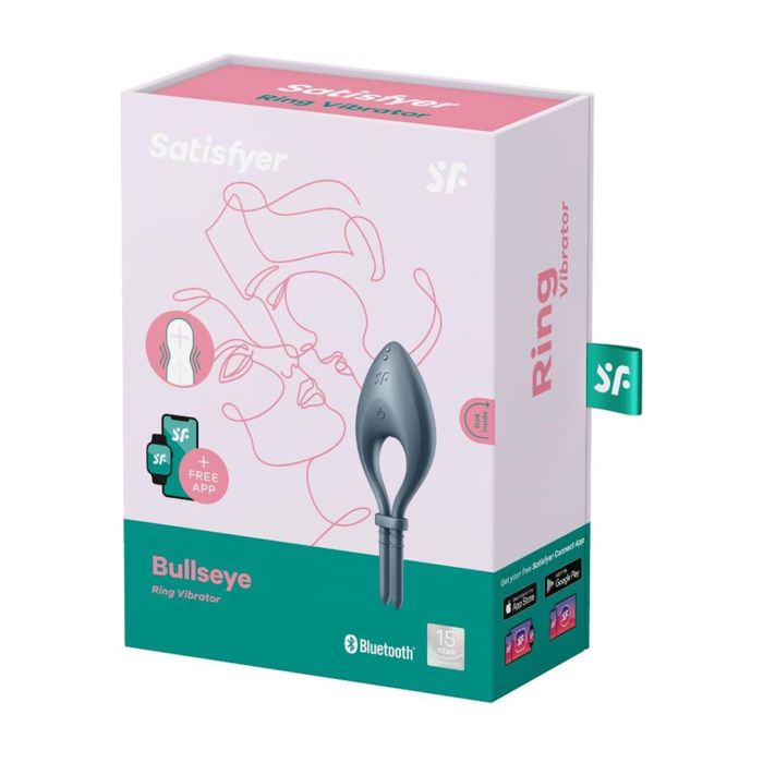 Satisfyer Bullseye anillo vibrador gris