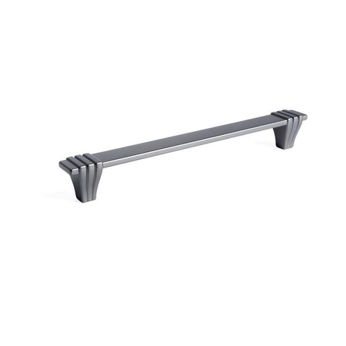 Giusti Tirador de Mueble Himal Zamak Acabado Grafito Distancia entre Agujeros 160mm