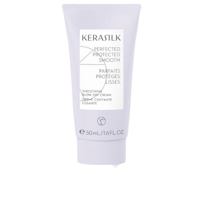 Kerasilk Crema Alisante para Secado con Calor, Smoothing Blow Dry Cream 50ml: Suavidad, Brillo y Movimiento Natural