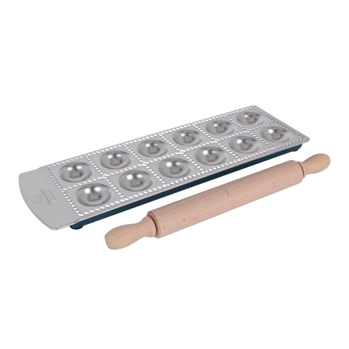 Molde Raviolis Redondo con Rodillo Santa Clara (2 Unidades) 3 Molde Raviolis Redondo con Rodillo Santa Clara (2 Unidades) 3