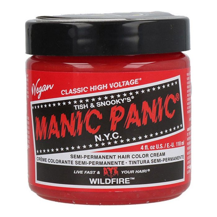 Manic Panic Classic Wildfire - Tinte SemiPermanente Vegano para Cabello, Sin Amoniaco - 148ml 1