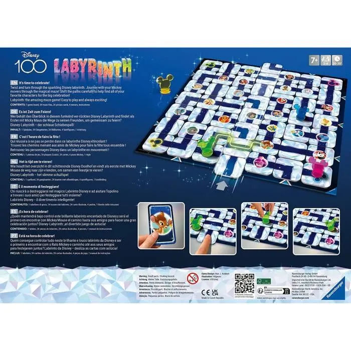 Ravensburger Labyrinth Disney 100º cumpleaños Juego de Mesa 4005556274604 4 Ravensburger Labyrinth Disney 100º cumpleaños Juego de Mesa 4005556274604 4