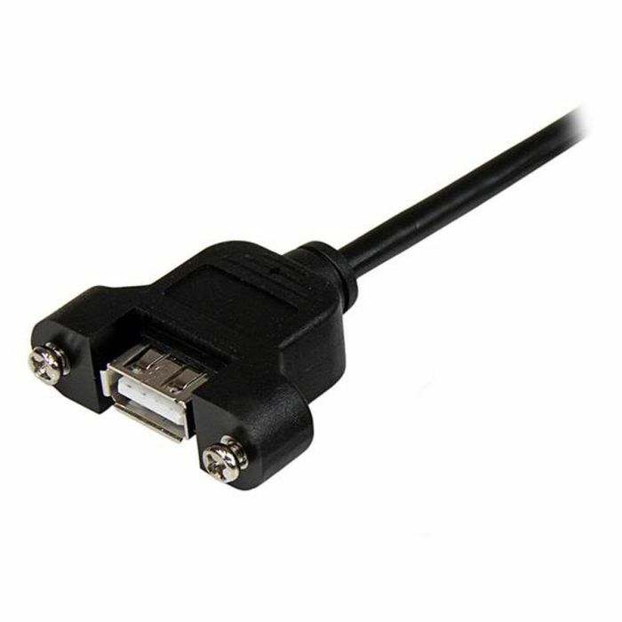Cable USB Startech USBPNLAFAM2 Negro 60 cm 2 Cable USB Startech USBPNLAFAM2 Negro 60 cm 2