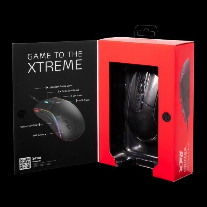 XPG Ratón Gaming Primer negro