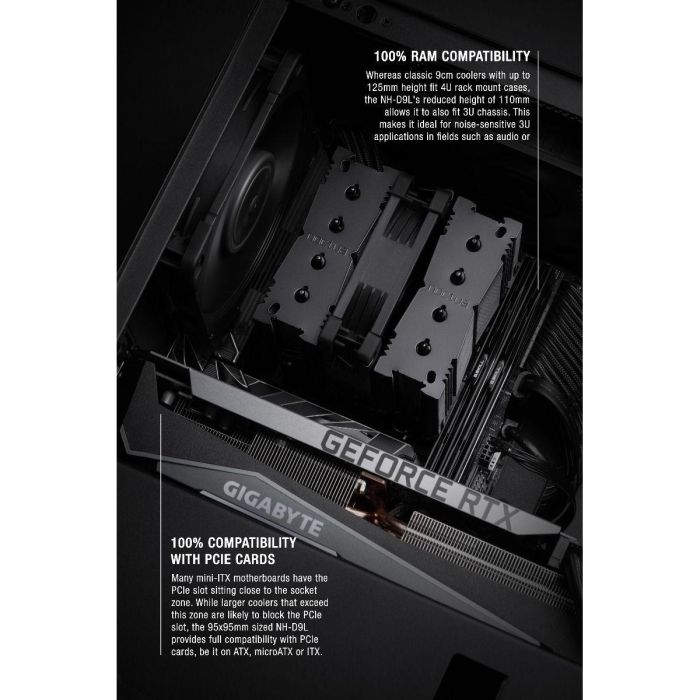 Noctua NH-D9L chromax.black Disipador CPU Negro 4