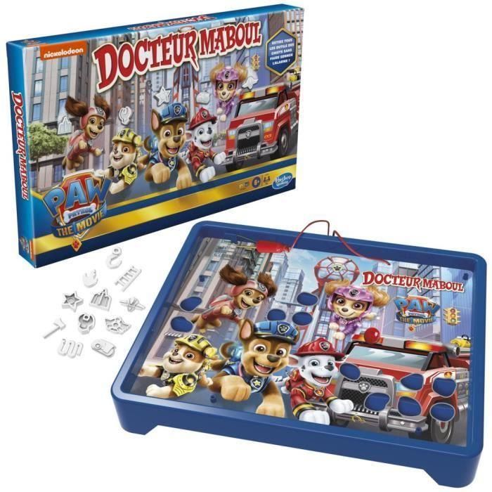 DOCTEUR MABOUL - The Game: Paw Patrol - The Movie - juego de mesa para niños - a partir de 6 años - juego Nickelodeon Paw Patrol 5 DOCTEUR MABOUL - The Game: Paw Patrol - The Movie - juego de mesa para niños - a partir de 6 años - juego Nickelodeon Paw Patrol 5