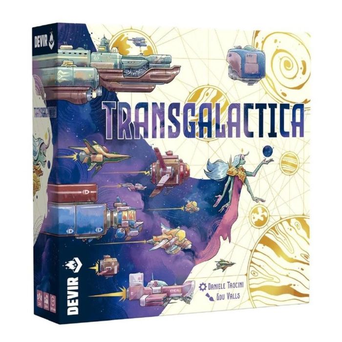 Devir Juego de Mesa Transgalactica - Colocación de Trabajadores, Gestión de Pistas, Exploración Espacial