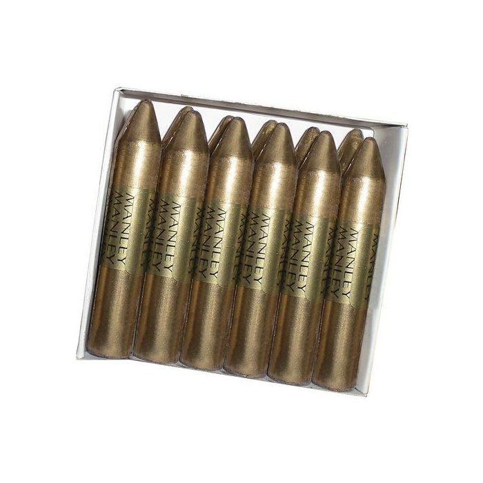 Manley Ceras 60 mm Estuche De 12 Oro