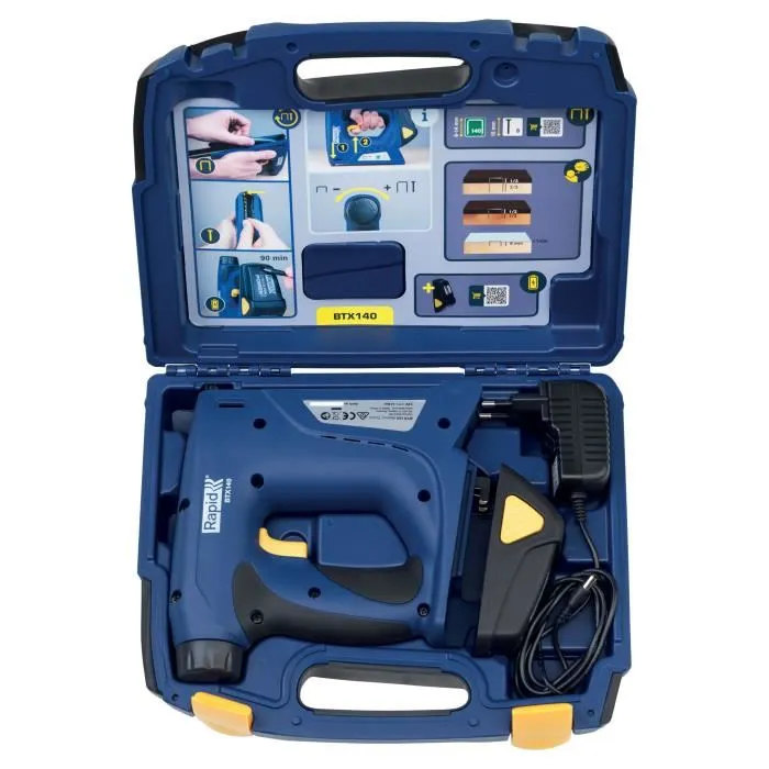 Rapid BTX140 Clavadora Grapadora Eléctrica Inalámbrica de Iones de Litio 2