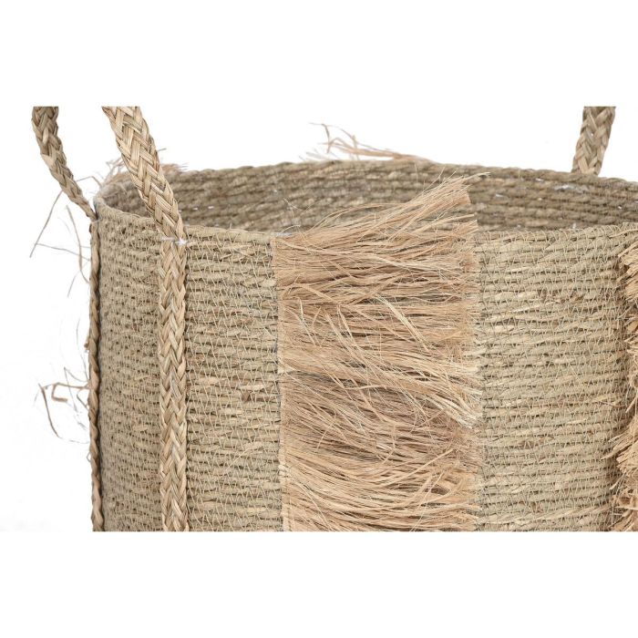 Cesta Tropical DKD Home Decor Natural 42 x 58 x 42 cm Set de 2 3 Cesta Tropical DKD Home Decor Natural 42 x 58 x 42 cm Set de 2 3