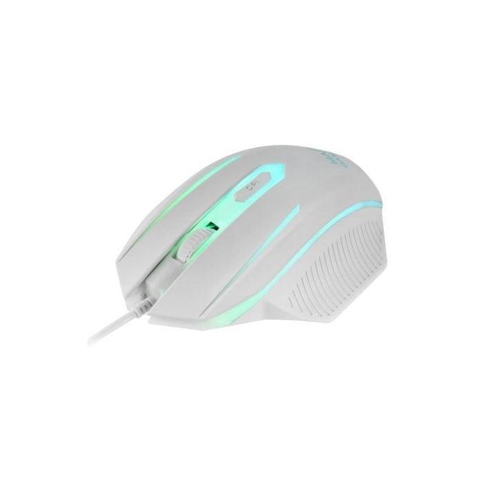 Mars Gaming MCP124WES Pack Gaming 3 en 1: Teclado H-Mech FRGB, Ratón Óptico 3200 DPI RGB HUANO, Alfombrilla Nanotextil - Blanco PC/Consola 2