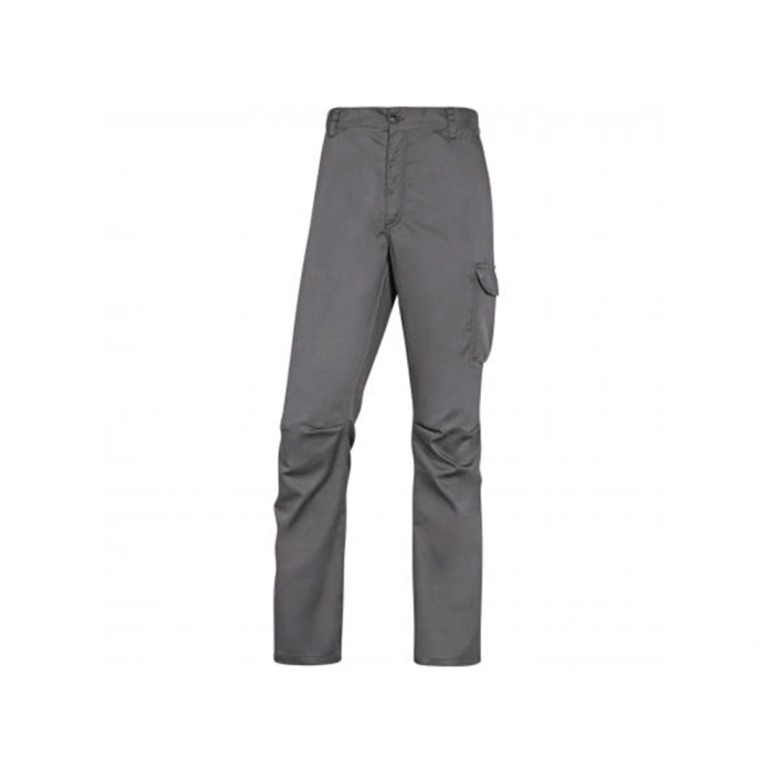 Deltaplus Pantalón de trabajo Stretch Panostyle Gris/Negro Talla S Cintura Elástica 5 Bolsillos 260g/m² 1
