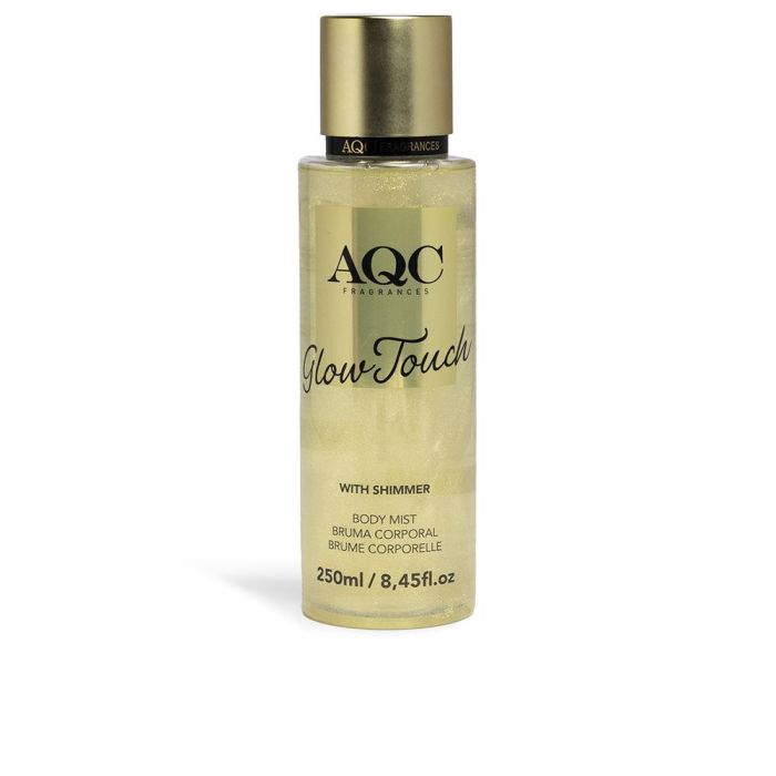 AQC FRAGRANCES GLOW TOUCH GOLD shimmer bruma corporal 250 ml - Brillo Dorado Luminoso para Piel Radiante