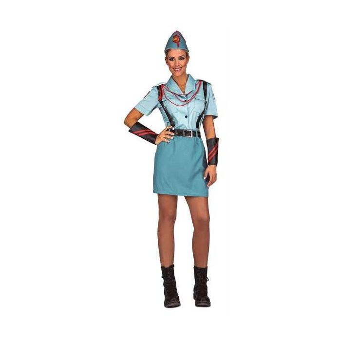 My Other Me Disfraz Legionaria para Mujer Adulto, Incluye Gorro, Camisa, Falda, Cinturón, Tirantes y Muñequeras, Talla M