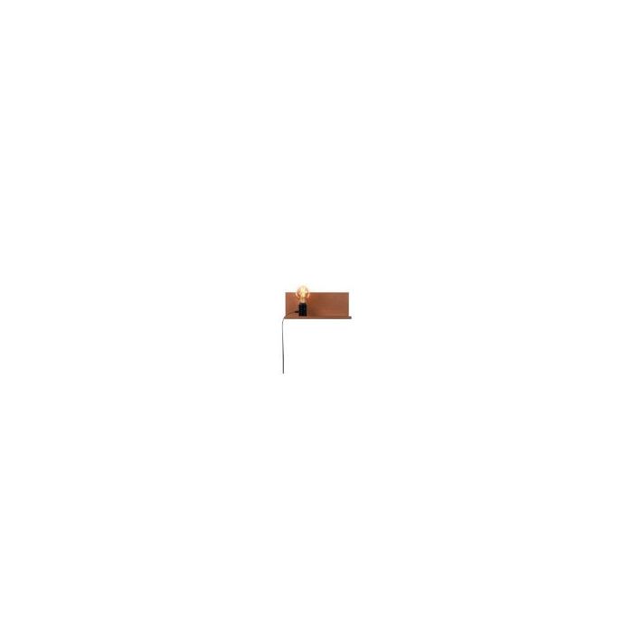 OPV-521SHN2192 Aplique de Pared con Soporte Tokyo 501-R COPPER, Cobre, Casquillo E27, Sin Bombilla