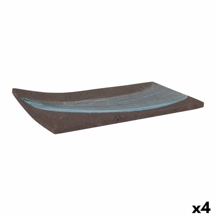 Bandeja de Aperitivos Pompeya Rectangular 30 x 35 cm (4 Unidades) Bandeja de Aperitivos Pompeya Rectangular 30 x 35 cm (4 Unidades)