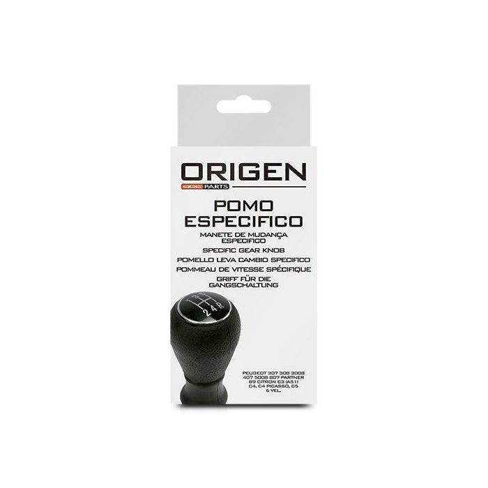 Pomo palanca de cambios 6 Velocidades para Peugeot 307 308 407, Citroën C3 C4 C8 - POM40130 4