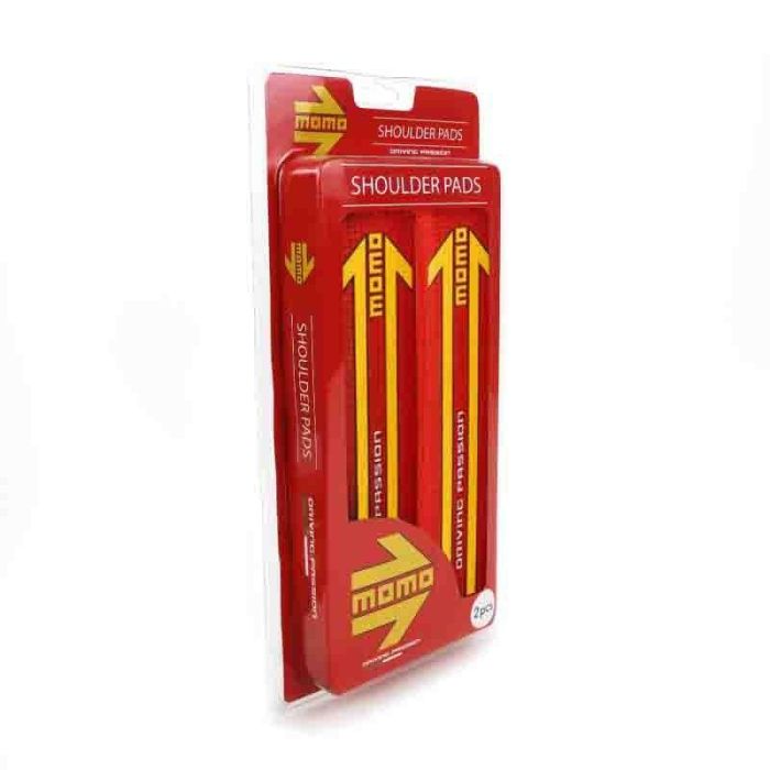 Set Almohadillas Momo Cinturon Coche Rojo Mate MOMLSHPE4CR 4 Set Almohadillas Momo Cinturon Coche Rojo Mate MOMLSHPE4CR 4