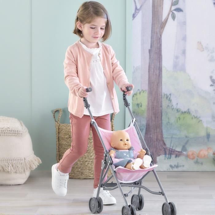Accesorio bebé - COROLLE - Cochecito de caña rosa para bebé de 30, 36 y 42cm - A partir de 3 años 3 Accesorio bebé - COROLLE - Cochecito de caña rosa para bebé de 30, 36 y 42cm - A partir de 3 años 3
