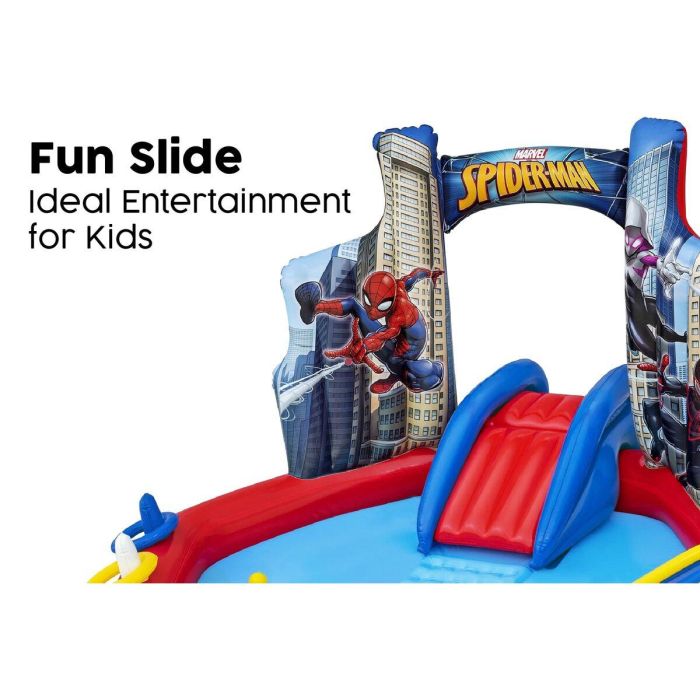 Bestway Piscina Hinchable Parque de Juegos Spiderman 211x206x127 cm +2 Años Jardin 98793 10